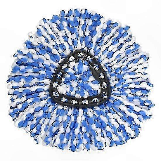 Microfiber Mop Head Replacement, 11cm Diameter, Machine Washable Spin Mop Refill compatible with Various Brands