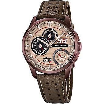 Lotus marc marquez Quartz Analog Man Watch with 18243/2 Stainless Steel Bracelet