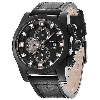 Police Watches Speedster Men's Analog Quartz Watch with Cowhide Leather Strap R1451219003