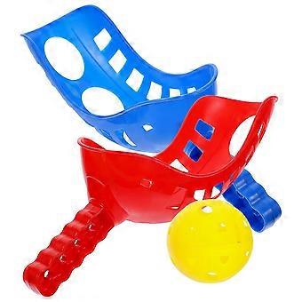 Scoop Ball Game Scoop Toss &; Catch Set Outdoor Sports Beach Game lapsille (satunnainen väri)