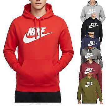 NIKE Mens Hoodie BV2973 Sportswear Club Fleece Graphic Pullover Sweats S M L XL