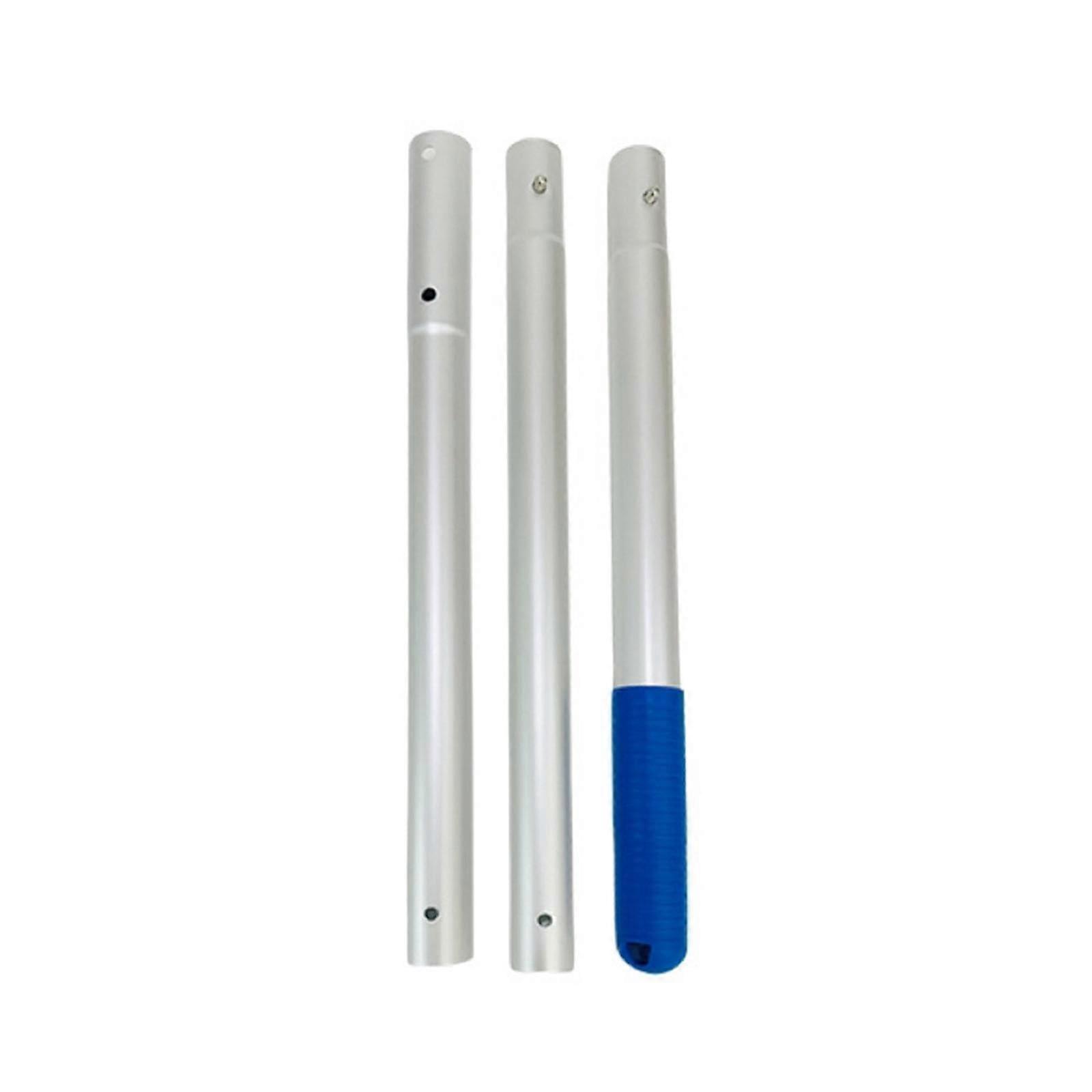 Telescopic Pool Cleaning Pole 110cm Adjustable 3 Section Lightweight Extendable Skimmer Rod