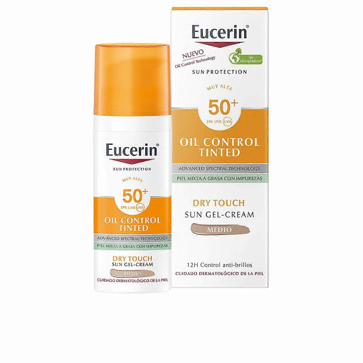 Solblokk Eucerin Dry Touch Medium SPF 50+ (50 ml)