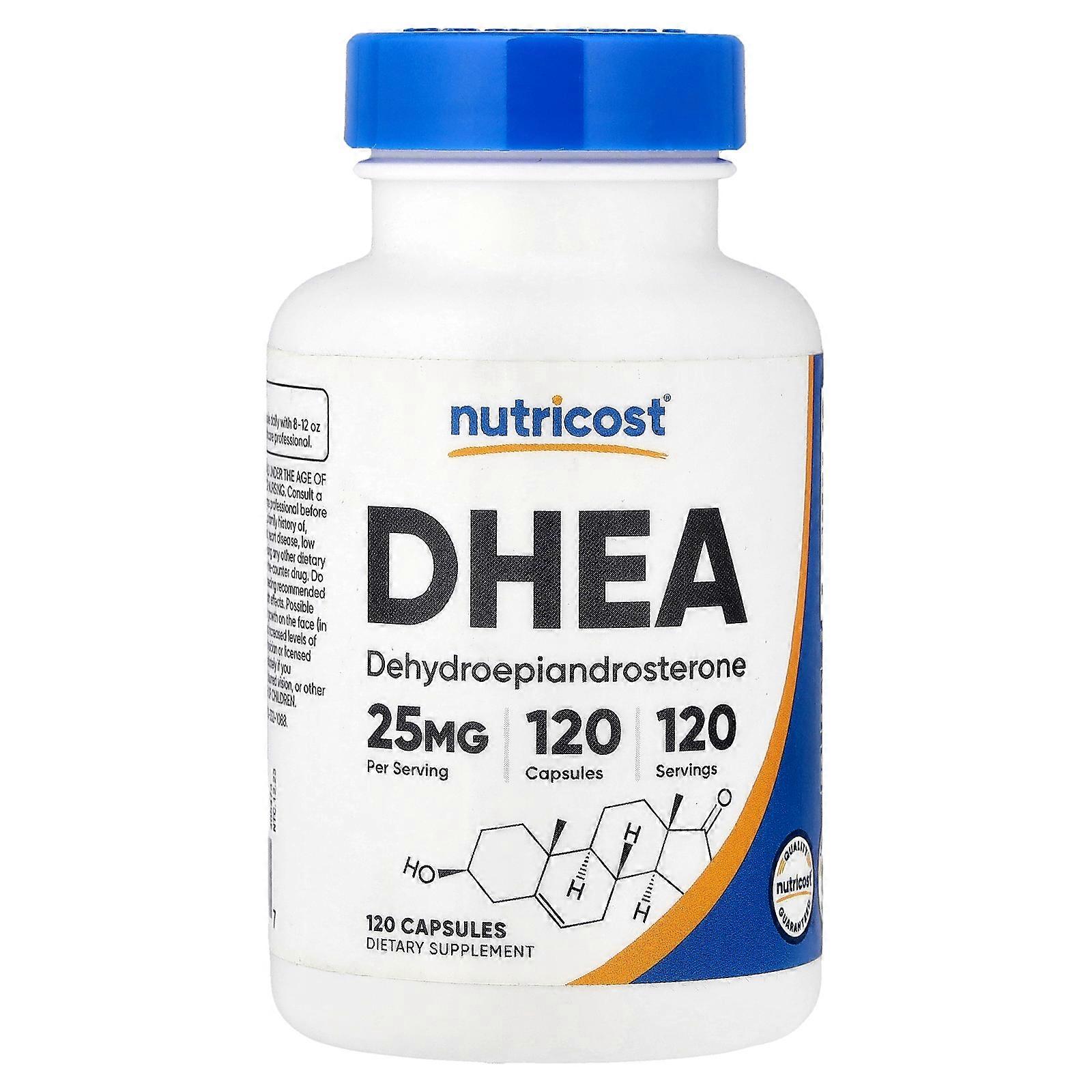 2 x Nutricost, DHEA, 25 mg, 120 Capsules
