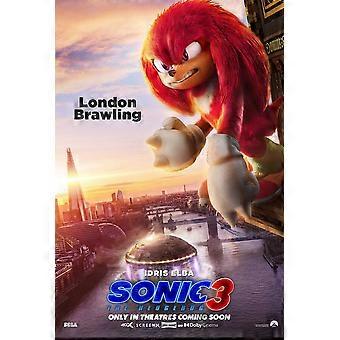 2024 Film Promo Jigsaw Puzzle Sonic the Hedgehog 3Idris Elba FOO027
