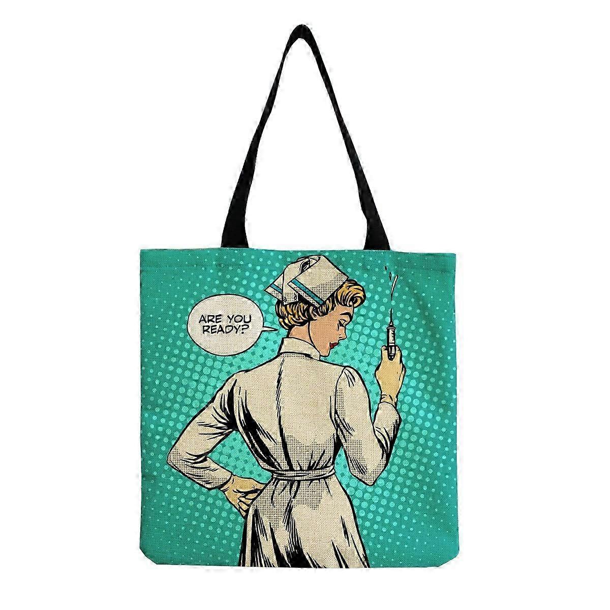 Spacious Linen Cotton Tote Bag