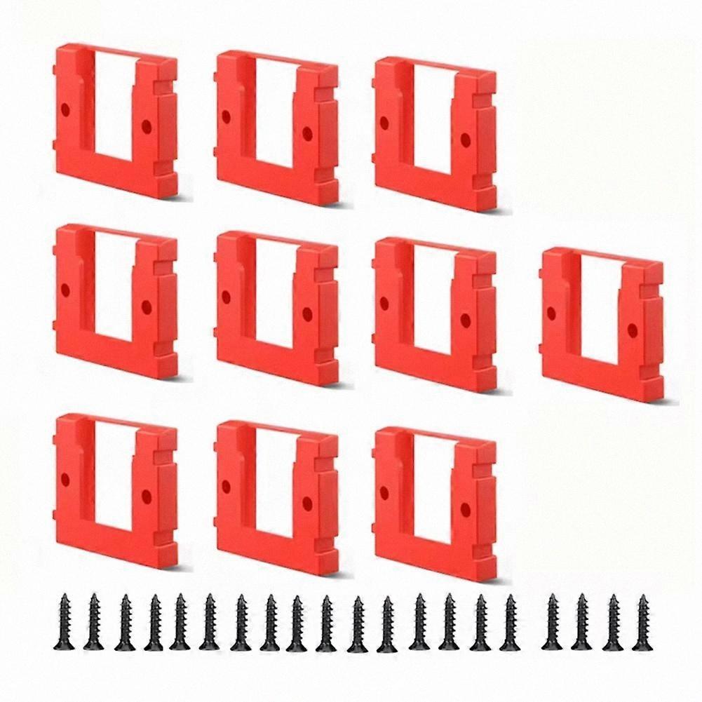 Battery Holder Wall Mount 10 Pcs Compatible with Einhell Power X-Change