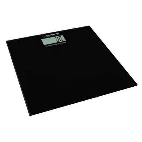 Esperanza - Bathroom scale, LCD screen - Black Beige