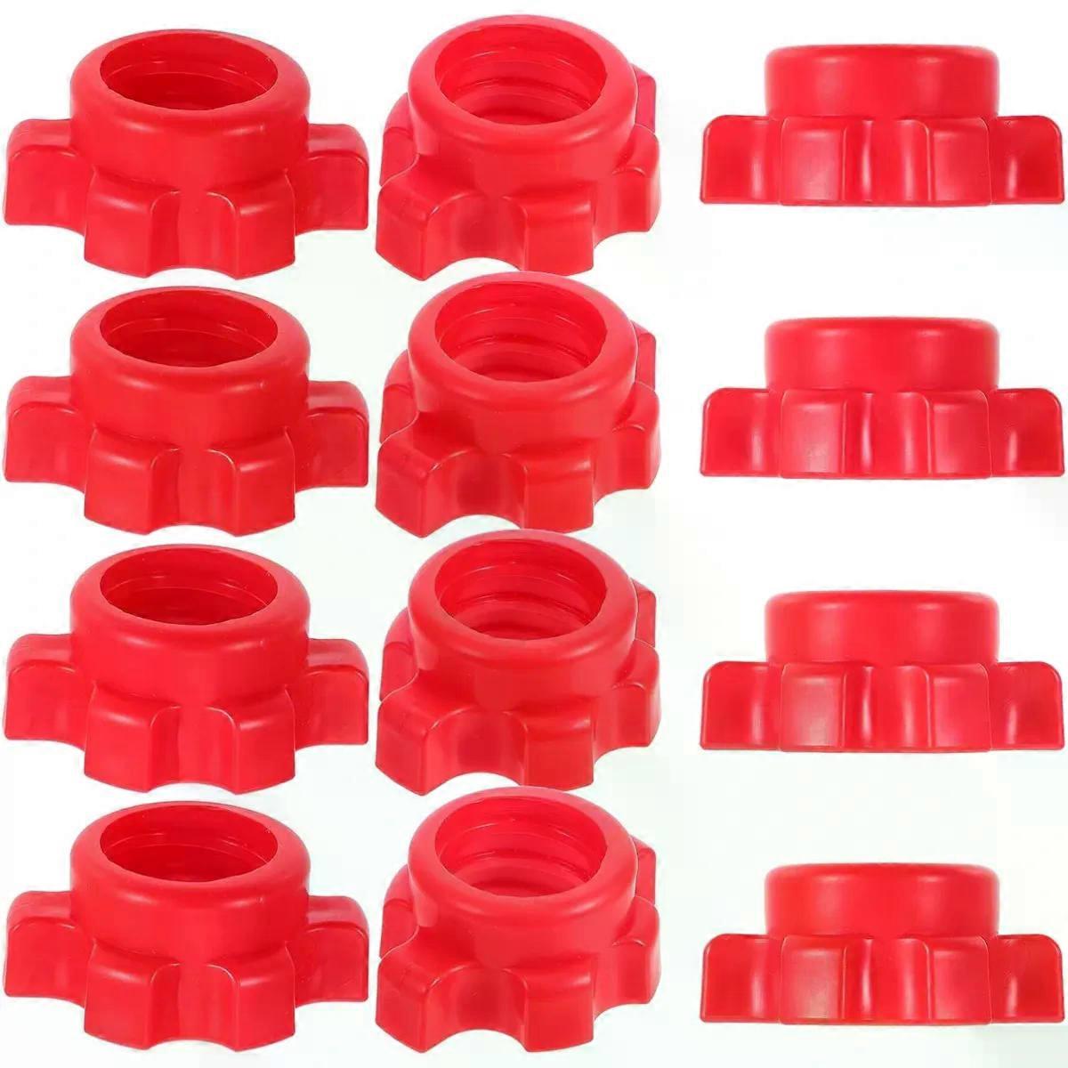 12pcs Anti Slip Spinlock Collars for Dumbbells, Hexagonal PE