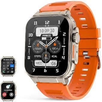 Smart Watch 49mm with 2.2 Inch Display NFC Fitness Tracking for Men and Women Workout Use