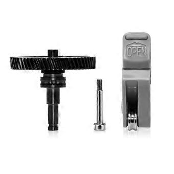 Replacement Extruder Gear Kit Low Friction Extrusion Gear Assembly Parts for Sparkx I7 3D Printer Extruder Accessories