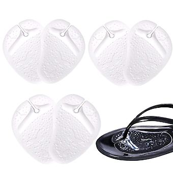 Cuscinetti metatarsali avampiede per infradito infradito, sandali, tacchi, scarpe da uomo e da donna, 3 paia di cuscini in gel antiscivolo