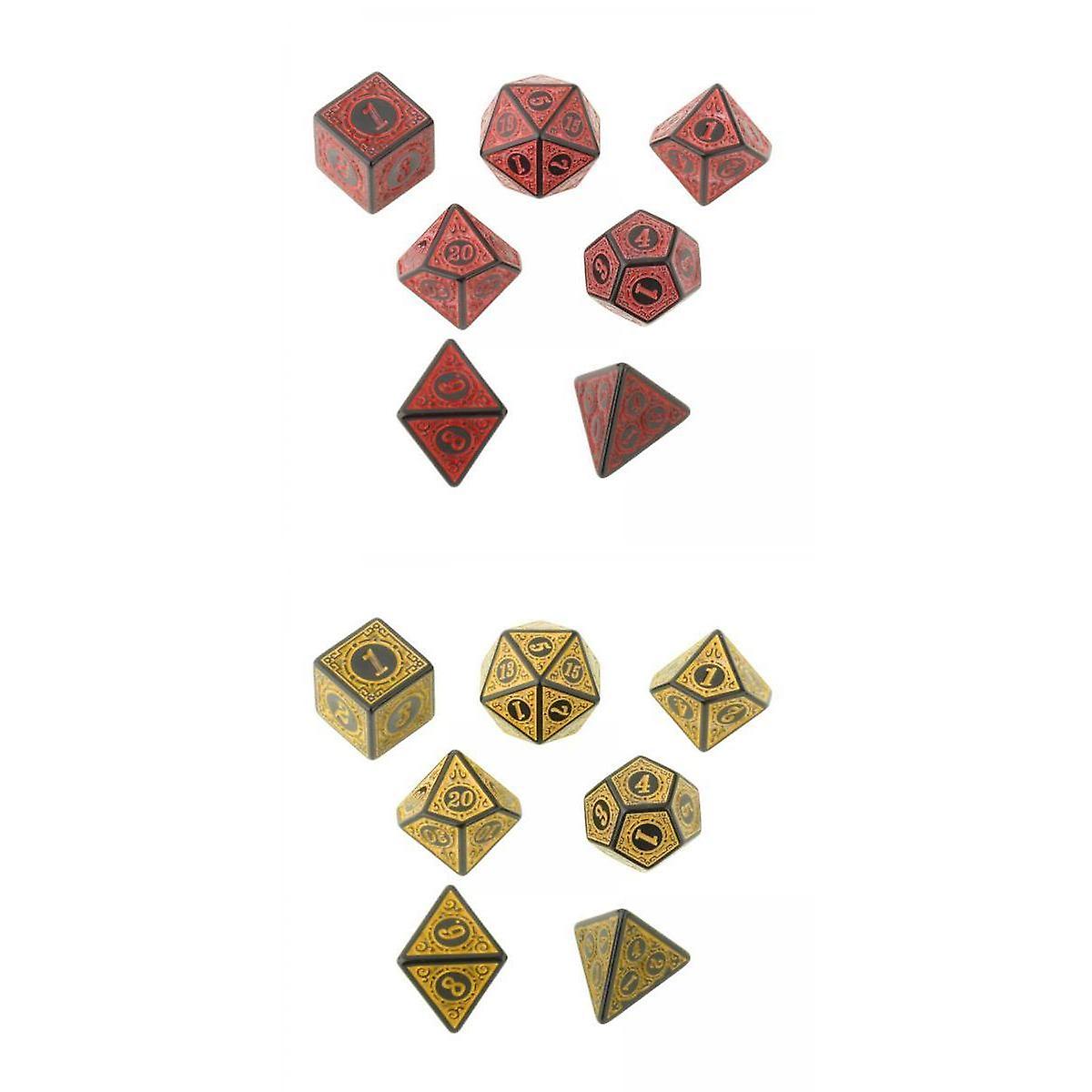 Antik akryl polyedrisk terninger DND RPG rollespil, spil legetøj