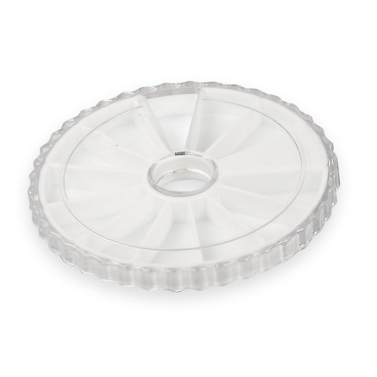 Opberg wiel 12-compartiment, leeg Strass wiel