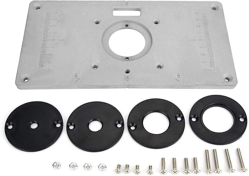 Router Table Insert Plate, DIY Aluminum Router Table for Woodworking