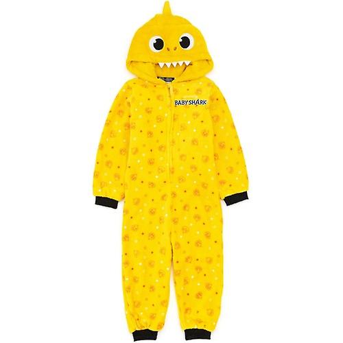 Baby Shark Childrens/Kids 3D Fins Sleepsuit
