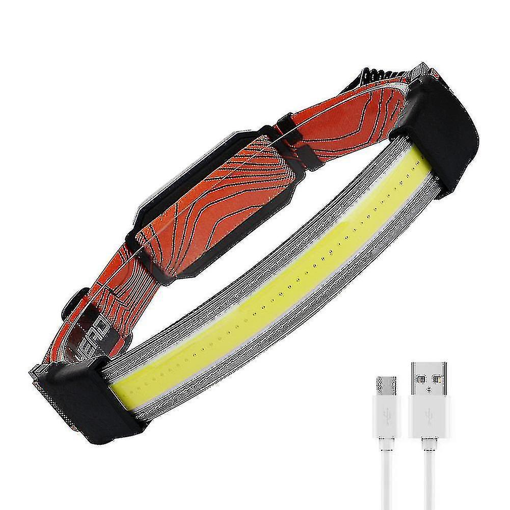 Usb Rechargeable Night Running Light Rechargeable Cob Floodlight Headlight
