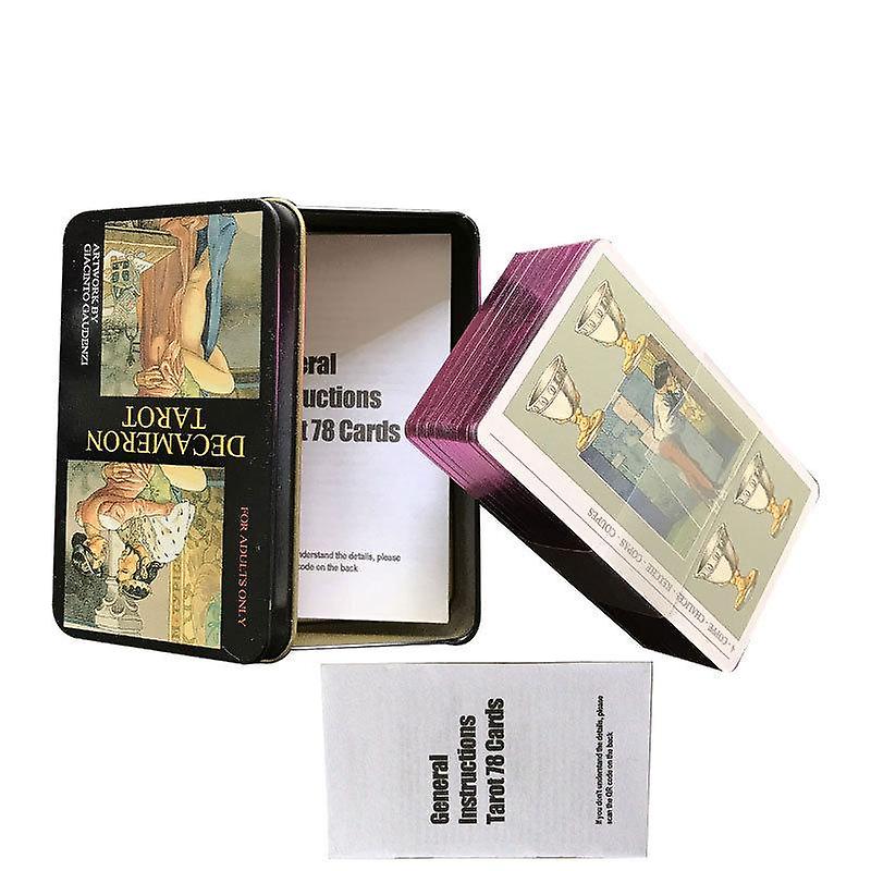 Tarot cards-Oracle cards-Mysterious Tarot-Intuition Unleashed: 12x7cm English Tarot Game Set