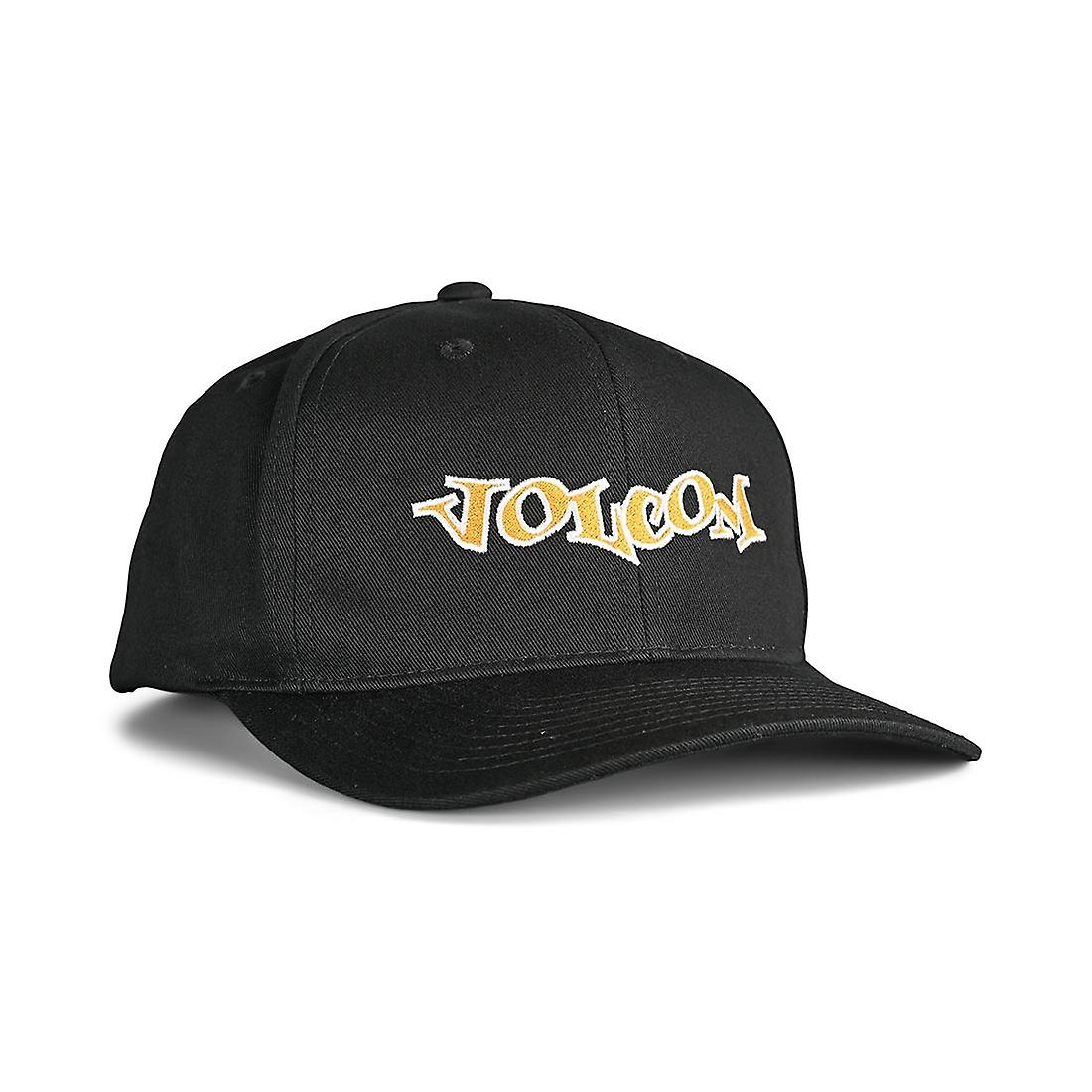 Volcom Demo Snapback Cap - Flushsed Black