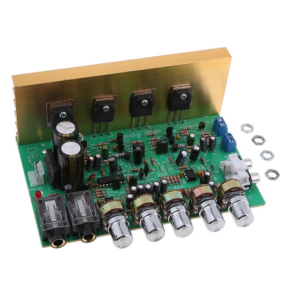 2 Channel 100W+100W Stereo Power Amplifier Board Modules with Knob Button