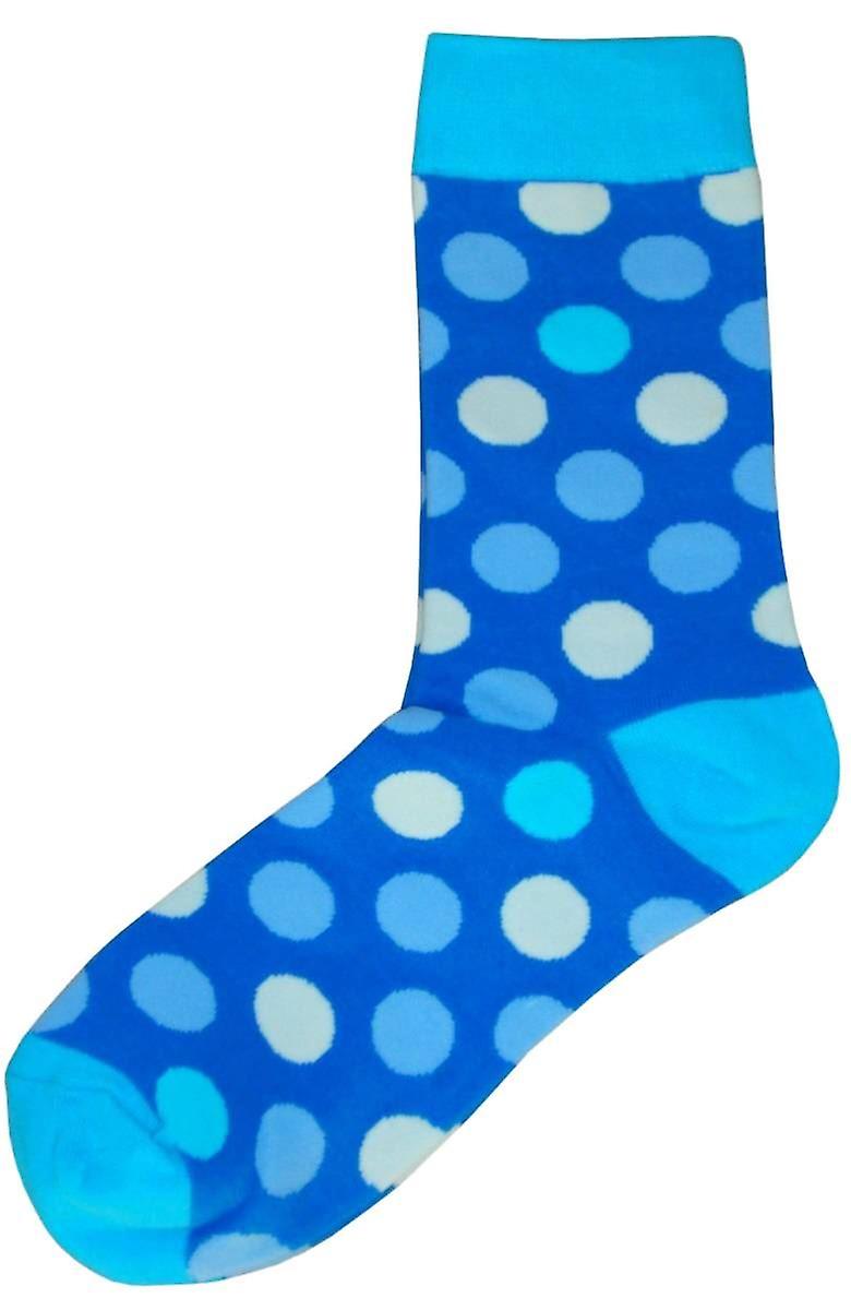 Bassin and Brown Spotted Socks - Turquoise/Blue