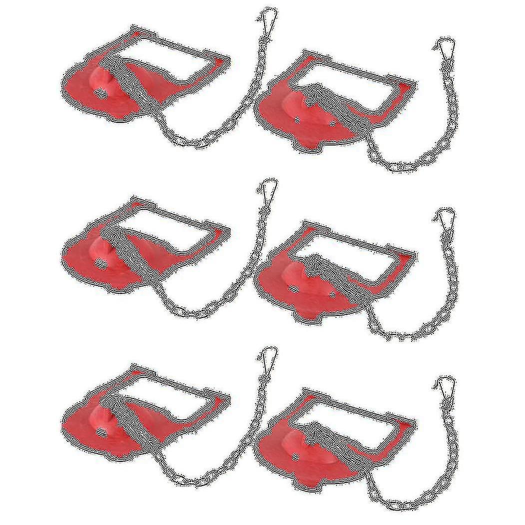 6 Pcs 2 Inch Toilet Flapper For Shark-fin Flapper Replacement Kit, Replace For Toilet Part 84138, 8