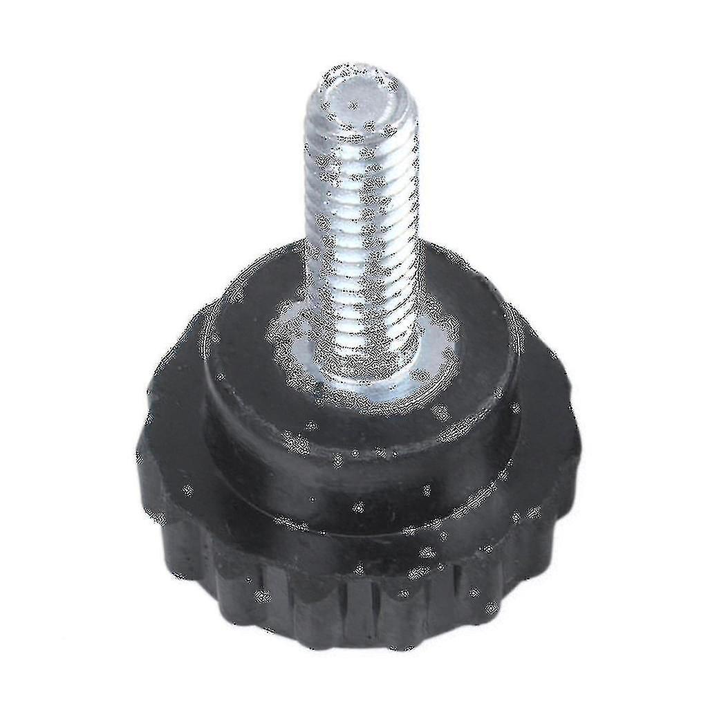 6 Pcs M4x10 Threaded Knurled Thumbscrew Grip Knobs Thumb Screw