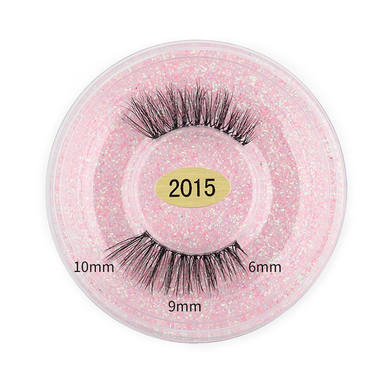 1 Pair False Eyelashes Pack Multi-layered Easy To Graft Lashes