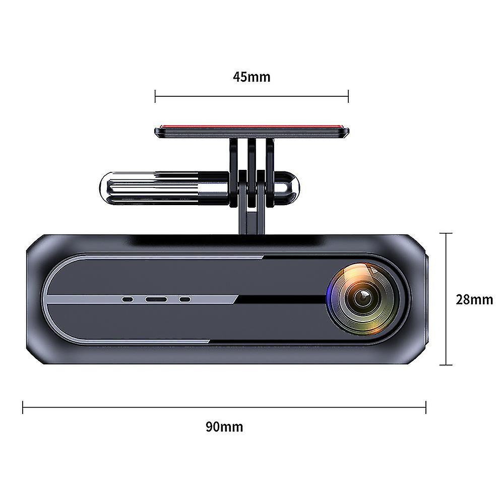 車のDVR Wifiビデオ1080p HDミニドライビングレコーダーダッシュカムレコーダーGセンサードゥーブルレコードリアビューカメラ付き
