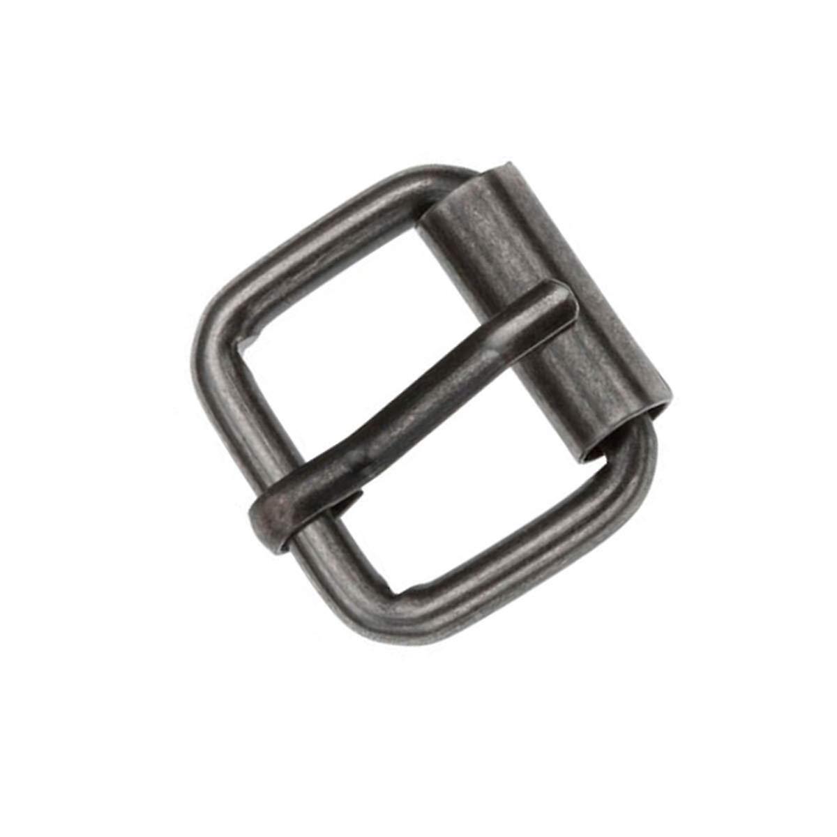 Metal Rectangle Adjust Roller Pin Buckle