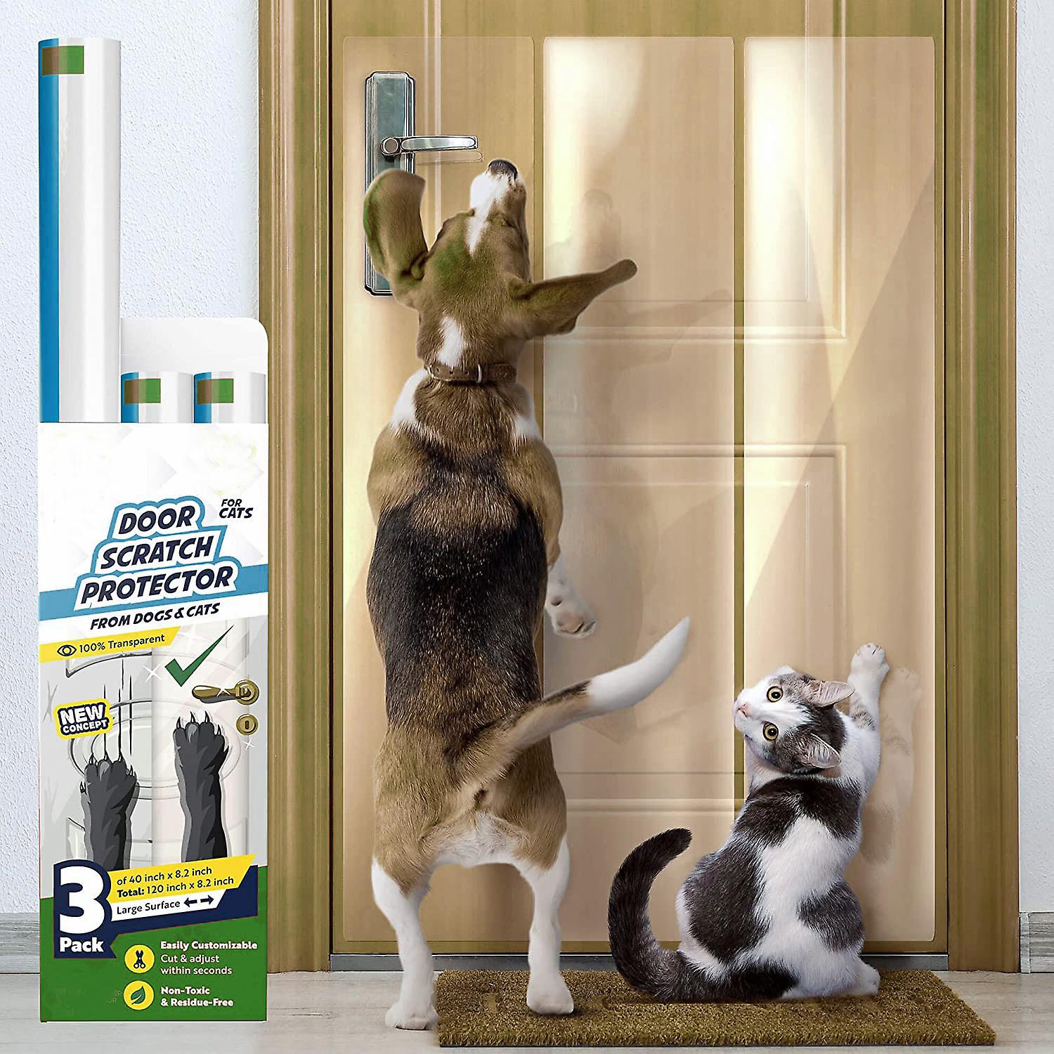 3Pcs Door Protector from Dog Scratching Cat Scratch Door Frame Protector Anti Dog Scratch