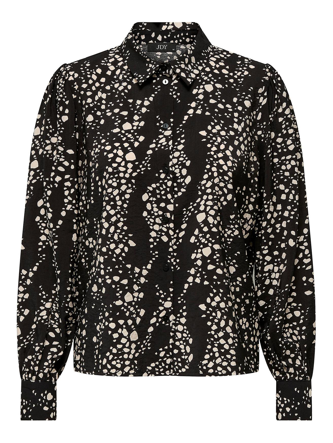 JDY Hemd Bluse mit Print Langarm Shirt Gemustert JDYCAMILLE