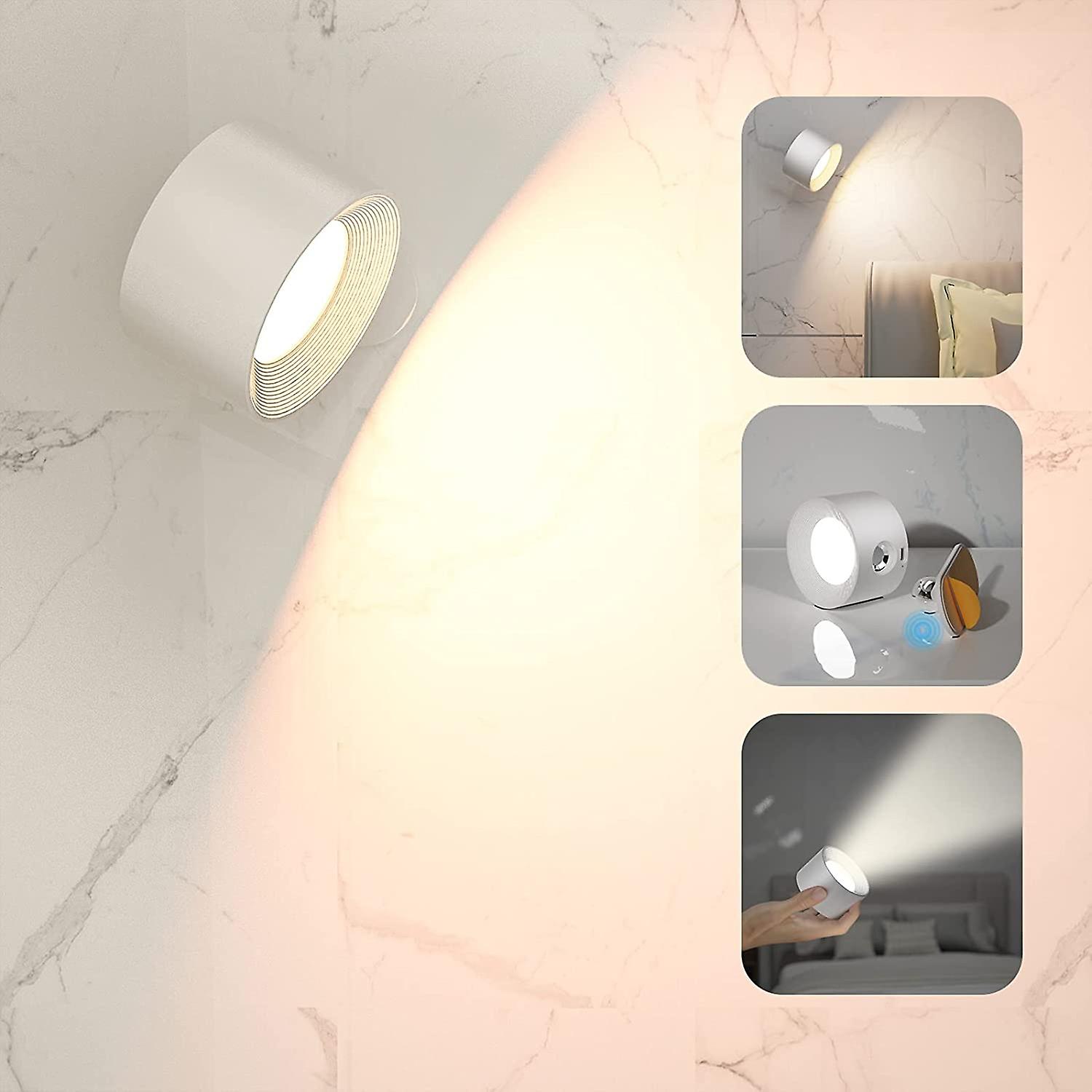 Neoglint  1pc 4.5W USB Cabinet Lamp Bedside book light Built-in 2000mAh High Capacity Rechargeabe Ce