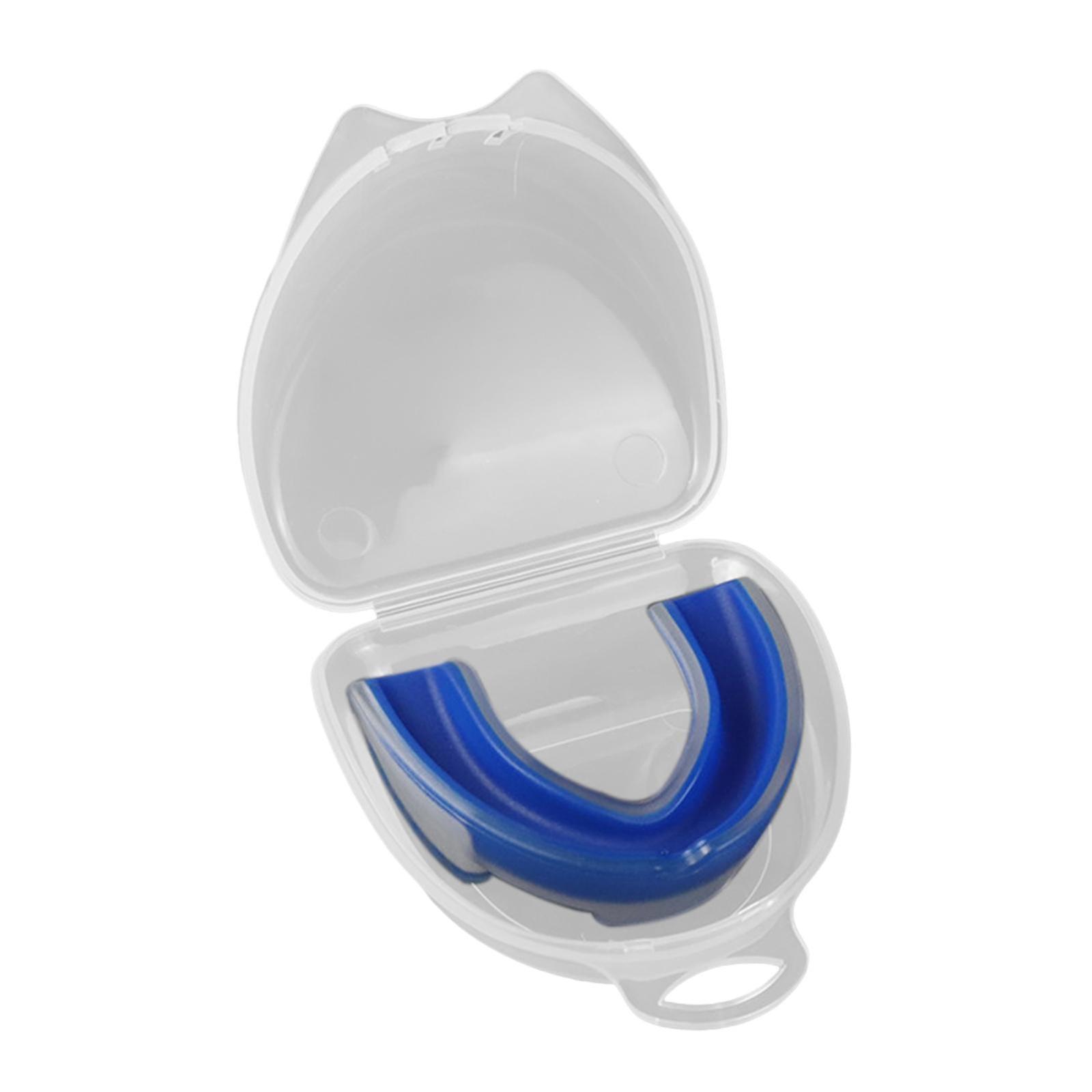 Sparring Mouth Guard Professional Gum Protector for Taekwondo Karate Blue
