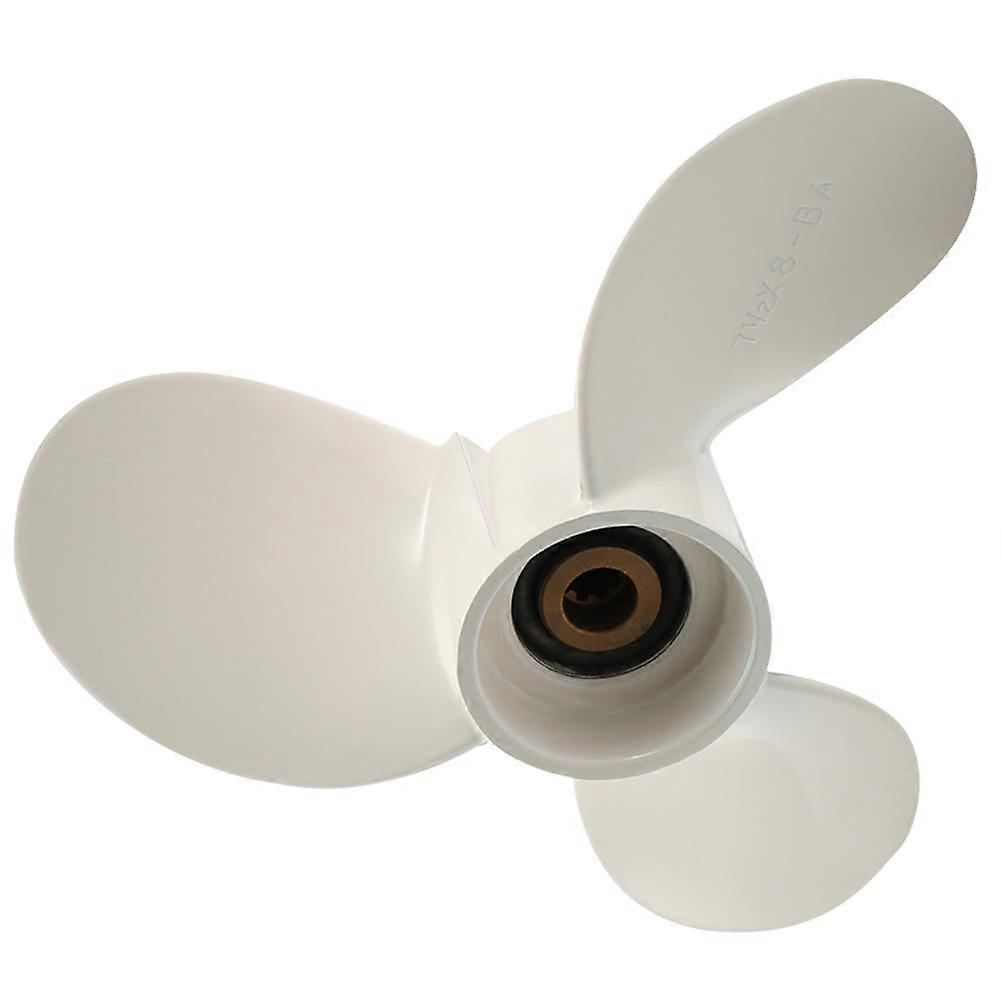 Boat Propeller, 7 1/2 X 8 Ba 3 Blades Aluminum Outboard Motor Propeller for Y-a-maha 4HP 5HP