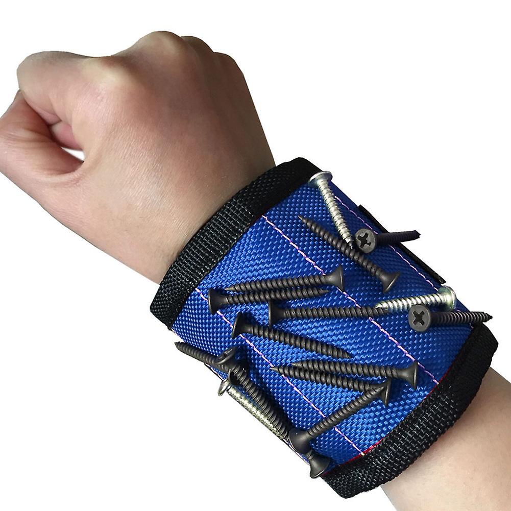 Strong Magnets Wristband Holding Tools Nails Screws Drill Bits for Men Father Handyman