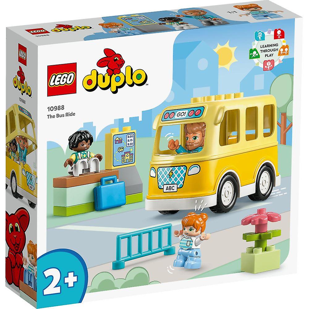 LEGO DUPLO Town The Bus Ride 10988 Building Toy Set (16 Pieces)