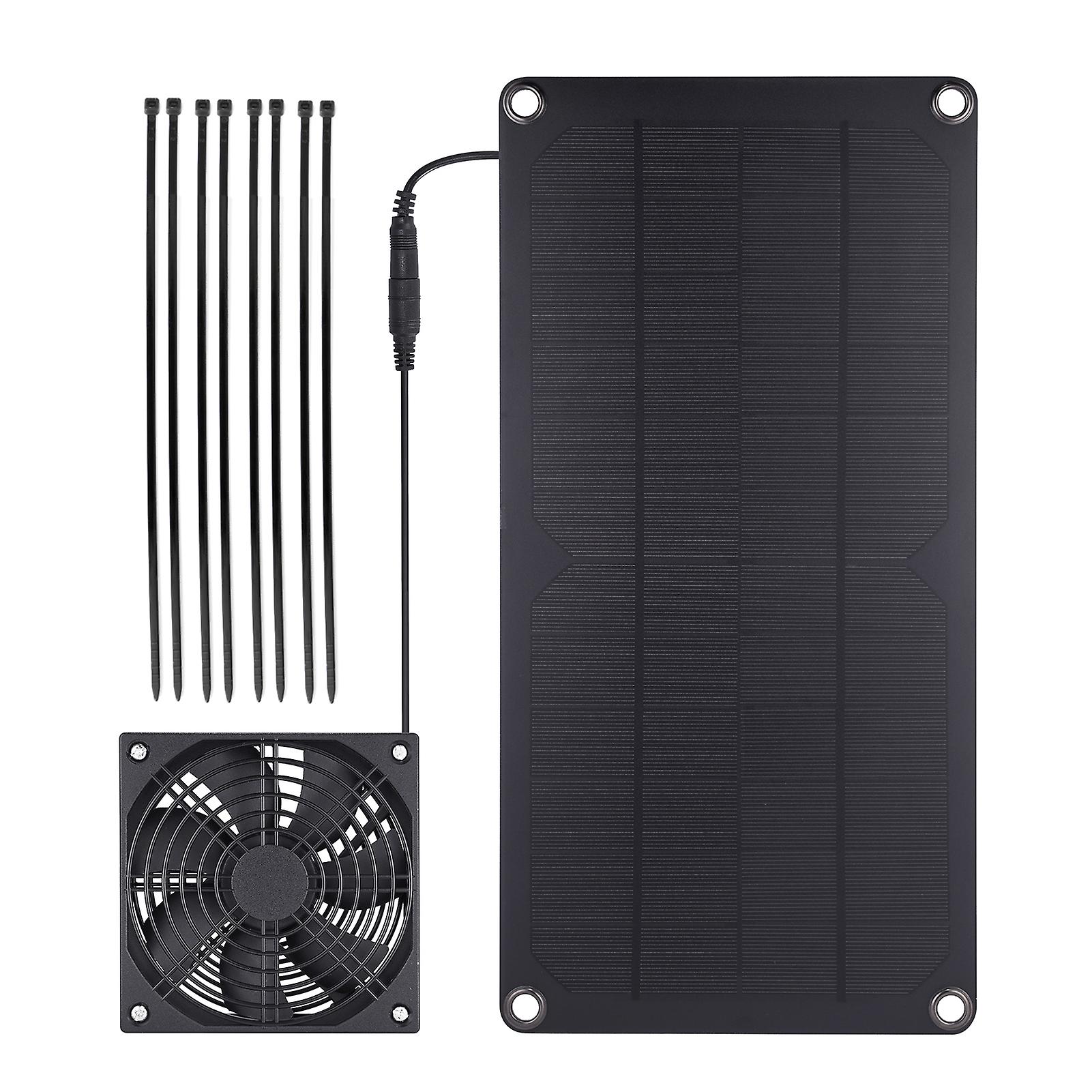 Solar Panel Single Fan 10w Weatherproof Solar Panel Kit