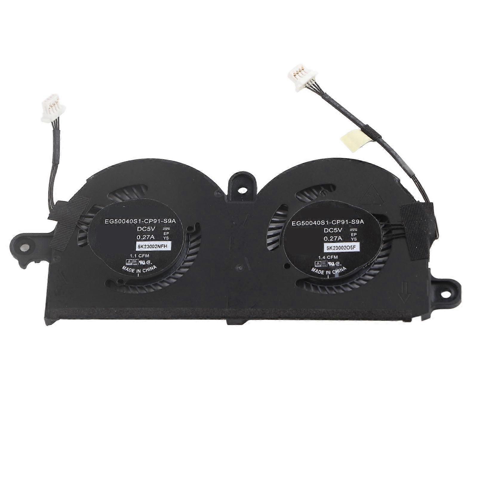 Small Portable Laptop CPU Cooling Fan 4 Pin Power Connector for Dell XPS 13 9370 9380 0980WH 980WH ND55C19 16M01