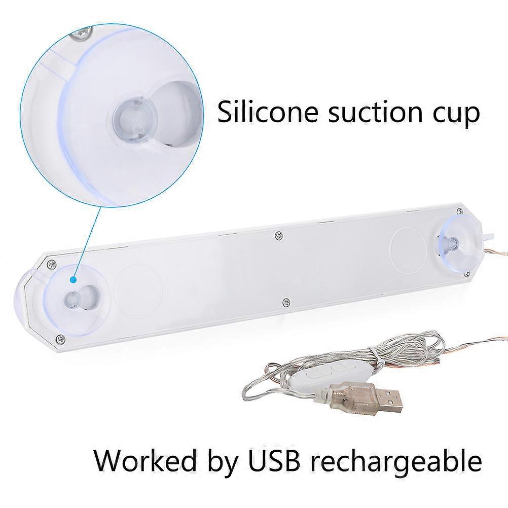 Portable LED Vanity Mirror Lights USB Rechargeable for Bathroom Dressing Room Vanity Table with 3 Lighting Modes