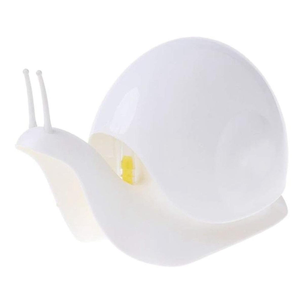 Cute Snail Soap Dispenser for Kitchen Bathroom Etc. (120ML) (White)