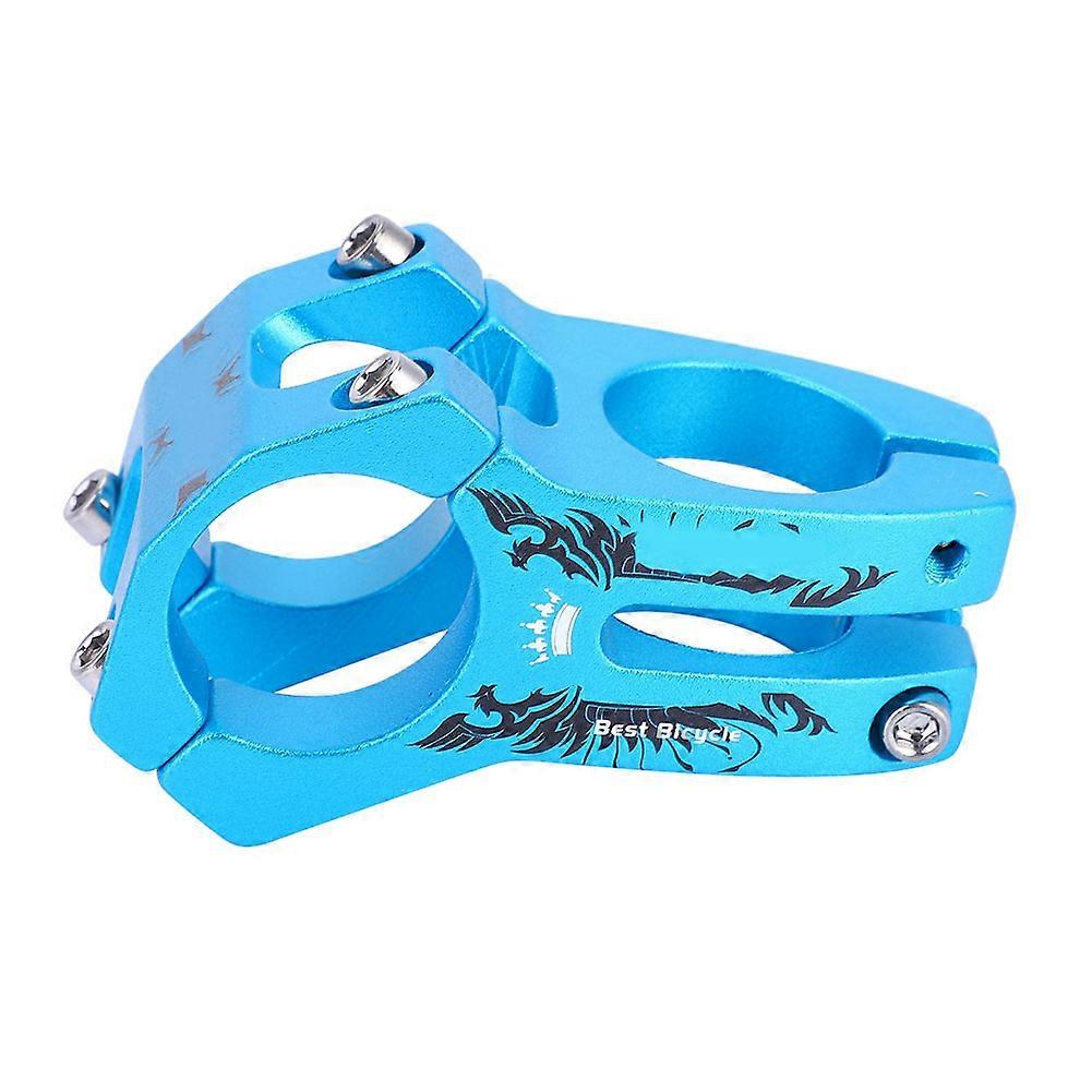 Potences de guidon de vélo de route et de montagne WAKE 31,8 mm, durables, en alliage d'aluminium, bleu