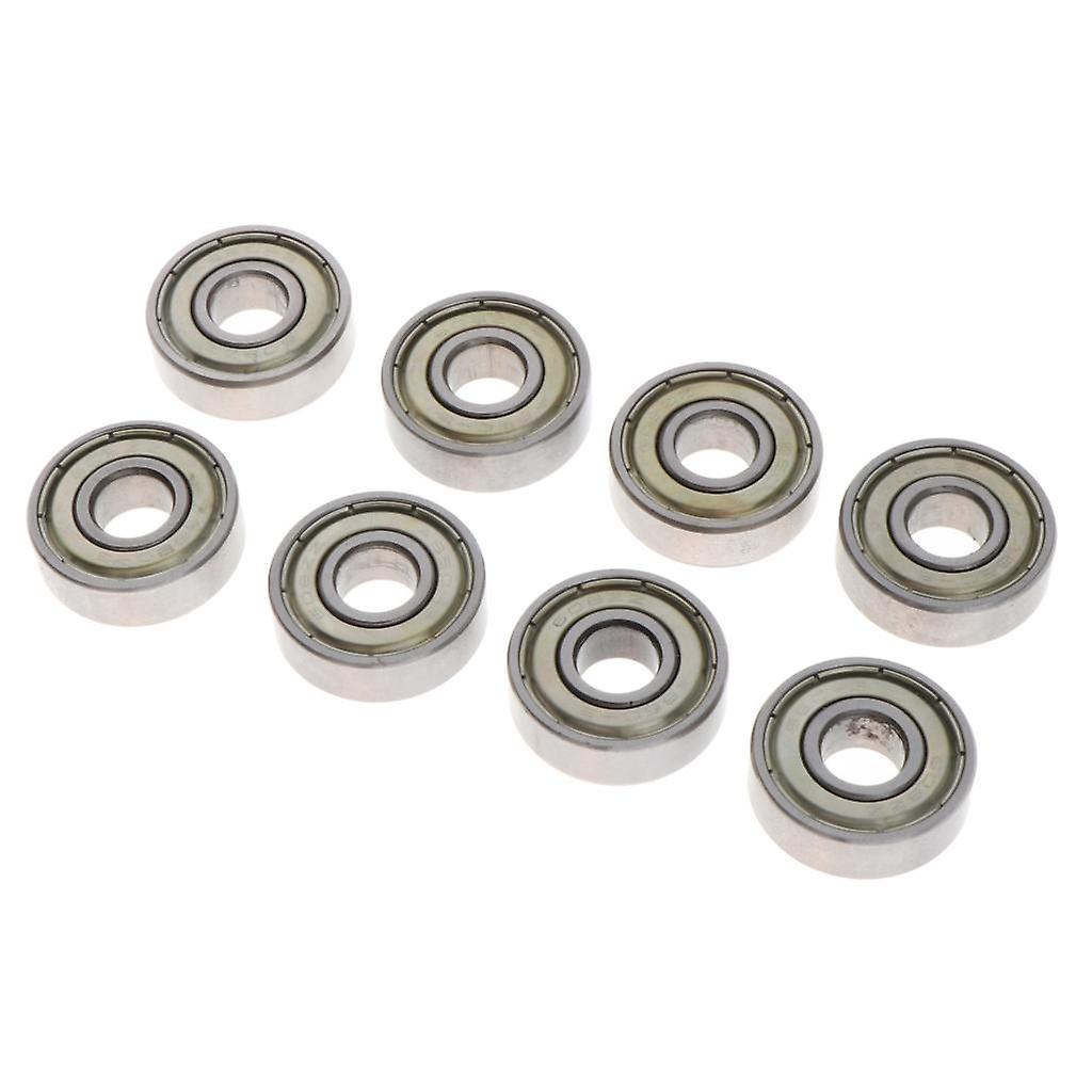 8 Pièces Pro Skateboard Roulements Acier Chromé
