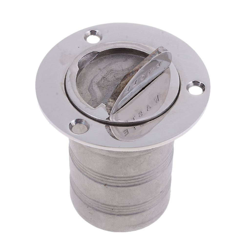 Bootsdeck Einfüll- / Füllverschluss Keyless Cap 50mm - Ablauf - Edelstahl 316