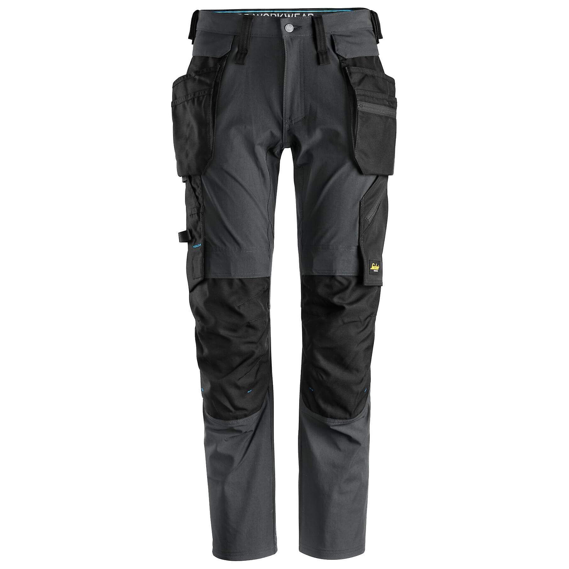 Snickers 6208 Litework Lightweight Slim Fit Trousers With Detachable Holster Pockets Steel Grey