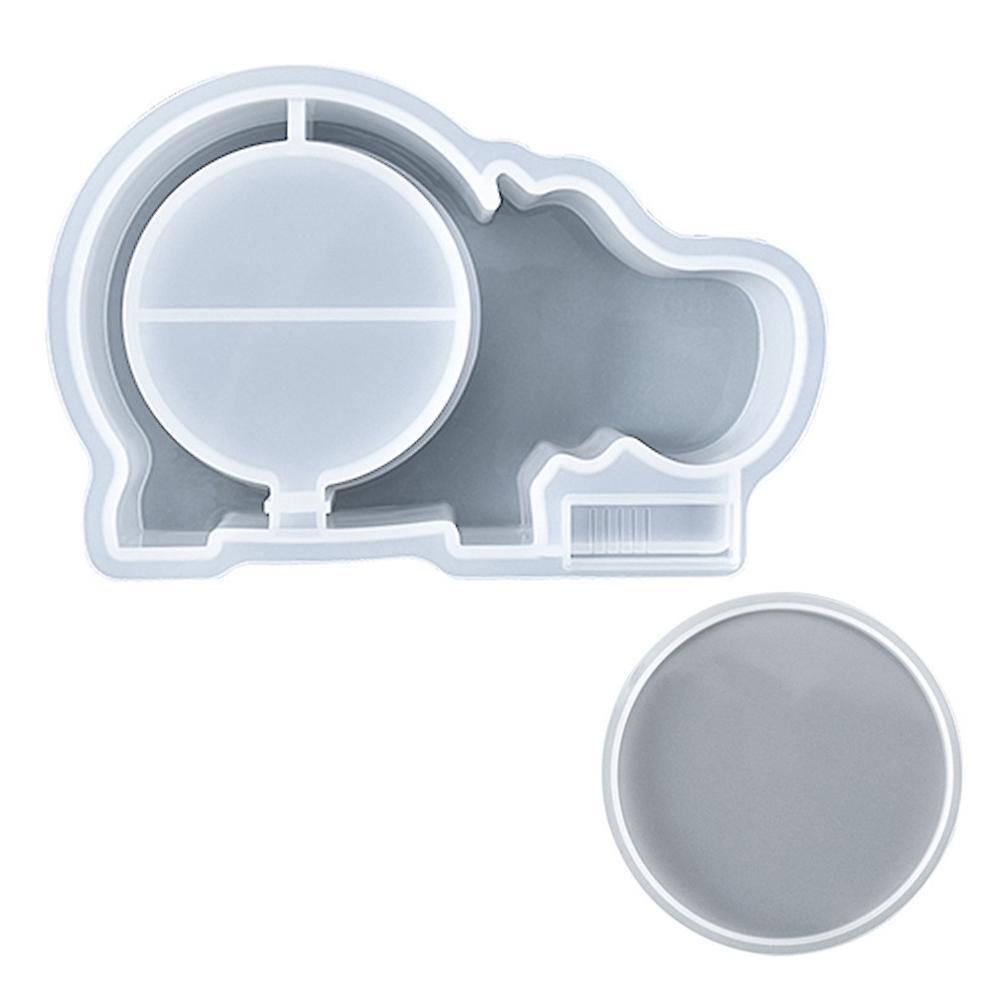 DIY Piggy Bank Silicone Mold - Handmade Epoxy Resin Mold for Creative Coin Storage