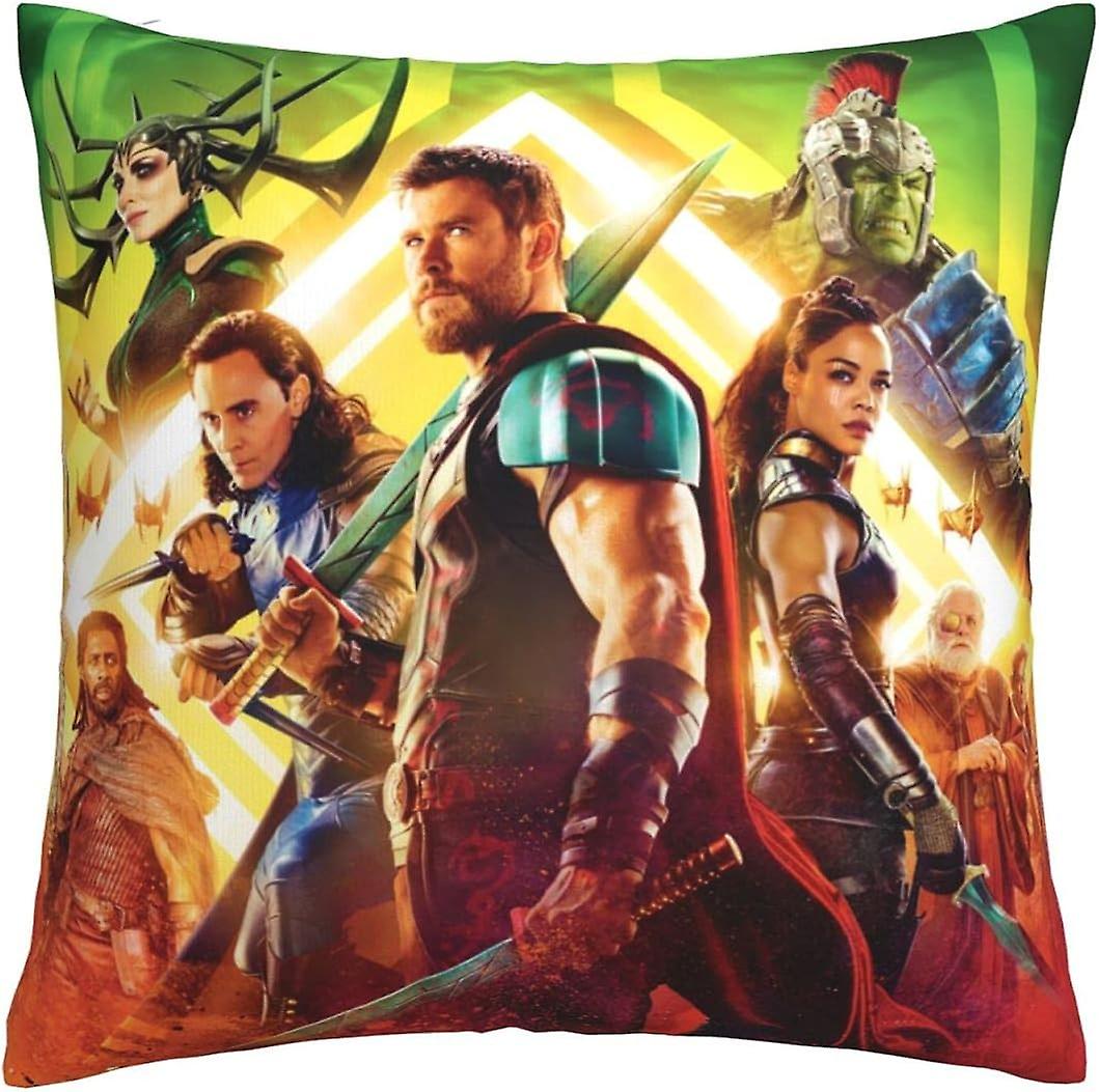 柔らかく快適なトールクッションカバー45x45cmスクエアスロー枕カバーソファベッドルーム用目に見えないジッパー付き18x18インチ両面印刷