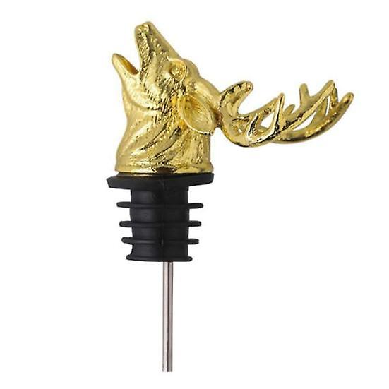 Wine Pourer Retro Deer Shape Zinc Alloy Wine Decanter Pour Spout Supplies