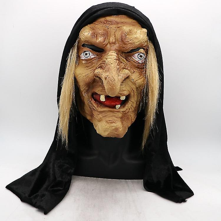 Halloween Witch Mask Hood Horror
