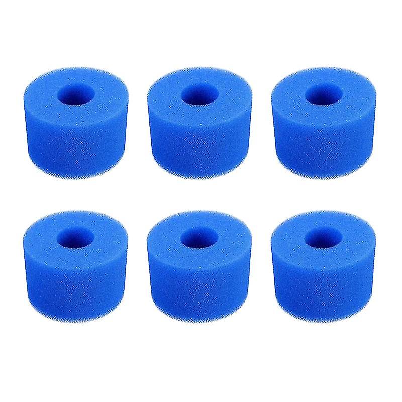 6pcs Swimming Pool Foam Filter Sponge S1 Reusable Washable Biofoam Cleaner Pool Foam Filter Swimmin